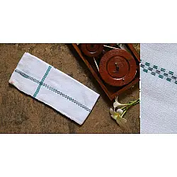 Swavalamban ◉ Handwoven ◉ Cotton Napkins ◉ 2 { white }